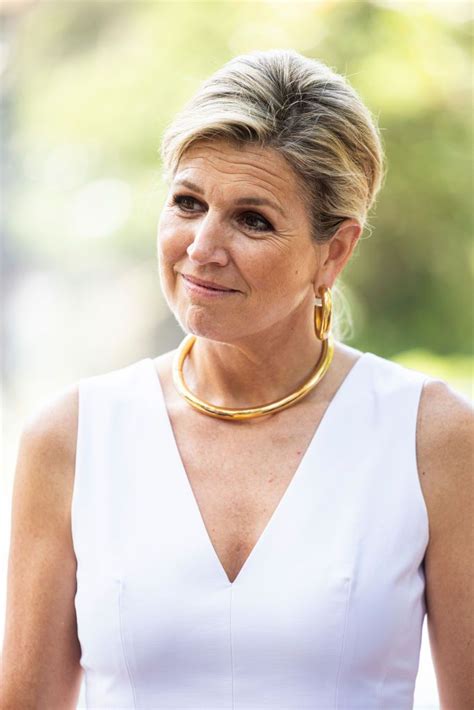 Koningin Máxima draagt witte Dior.